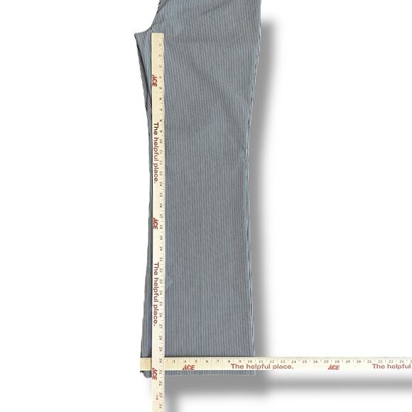 Express Design Studio The Editor Pinstripe Dress Pants Black White Size 6 Womens - Picture 5 of 11